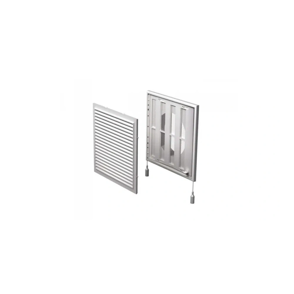 VENTS MV 250/150 VRS SZELLŐZŐRÁCS 150 MM-ES CSŐKÖTŐVEL KÉZI ZSALUVAL 250X250 MM