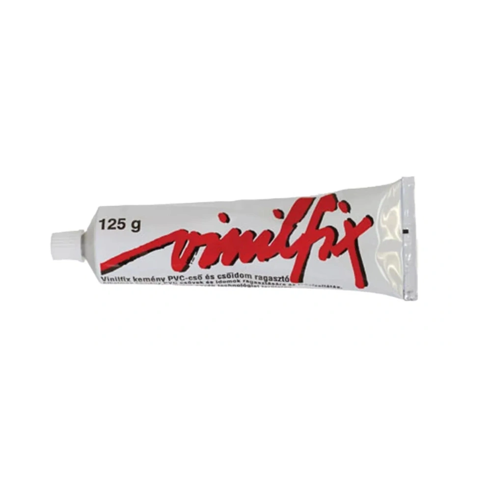 VINILFIX KEMÉNY PVC CSŐ ÉS CSŐIDOM RAGASZTÓ 125GR SZÜRKE SZÍNŰ