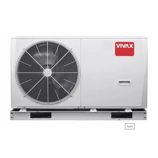 VIVAX HŐSZIVATTYÚ MONOBLOKK HPM-41CH120AERIS R32-3H9 3-FÁZISÚ, 12 KW, 9 KW EXTRA FŰTŐBETÉT