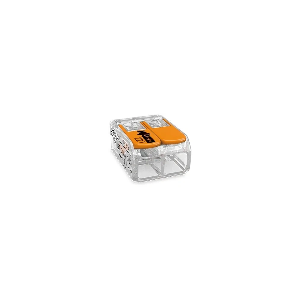 WAGO 221412 ÁTLÁTSZÓ (OLDHATÓ) 2X0,08-4 MM2 VEZETÉKÖSSZEKÖTŐ