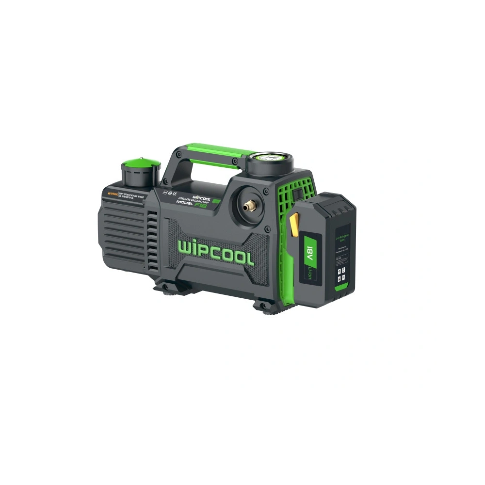WIPCOOL VÁKUUMSZIVATTYÚ 2F0BR 42L/MIN MANOMÉTER + SZELEP, R32 (AKKUMULÁTOR NÉLKÜL)