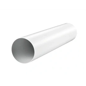 125MM-ES PVC MŰANYAG LÉGTECHNIKAI CSŐ KO125-10,1000MM HOSSZBAN