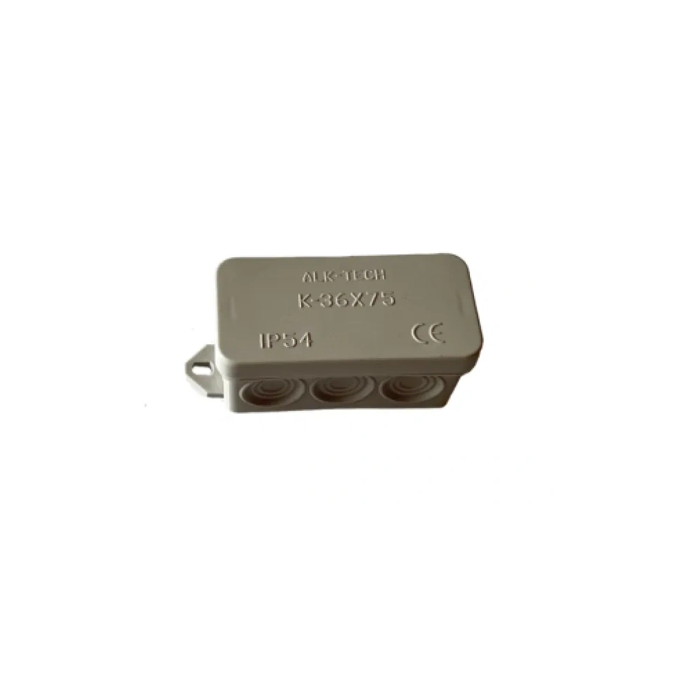 ALK-TECH KÖTŐDOBOZ 36X75X36MM SZÜRKE IP54