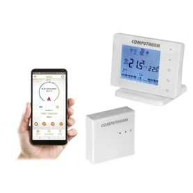 COMPUTHERM E400RF WI-FI TERMOSZTÁT/HŐFOKSZABÁLYZÓ VEZETÉK NÉLKÜLI ÉRINTŐGOMBOS VEZÉRLŐVEL