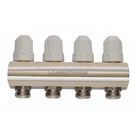 COMPUTHERM MF01 BEÉPÍTETT SZELEPES 1"-OS 4 LEÁGAZÁSOS OSZTÓ