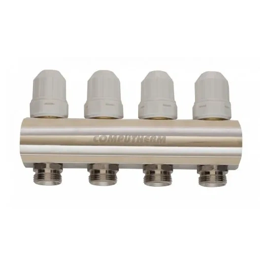 COMPUTHERM MF01 BEÉPÍTETT SZELEPES 1"-OS 4 LEÁGAZÁSOS OSZTÓ