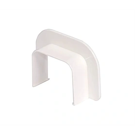 CONPAM90 DEKORCSATORNA FEHÉR 90X65 MM PEREMES FALI CSATLAKOZÓ/TAKARÓ (9802-111-08) (10db/doboz)