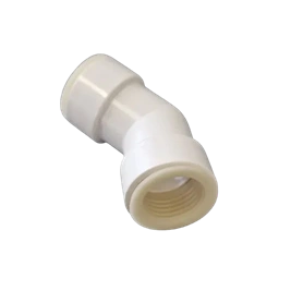 CONTURG4520 CSEPPVÍZCSŐ IDOM 20MM KÖNYÖK 45° GUMIS FEHÉR BB (KONDENZVÍZ)