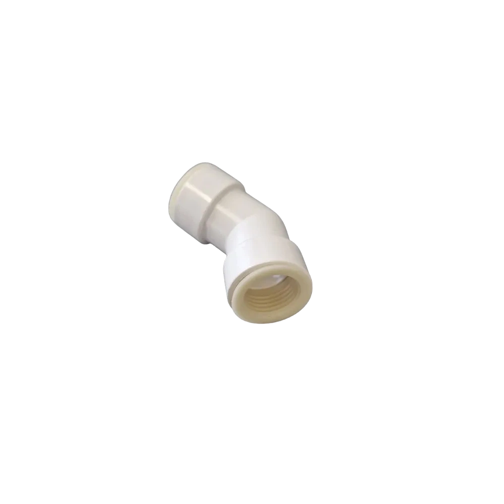 CONTURG4520 CSEPPVÍZCSŐ IDOM 20MM KÖNYÖK 45° GUMIS FEHÉR BB (KONDENZVÍZ)