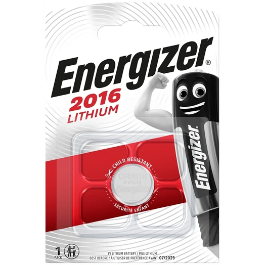 ENERGIZER GOMBELEM LÍTIUM CR2016 B1 (EGCR2016)