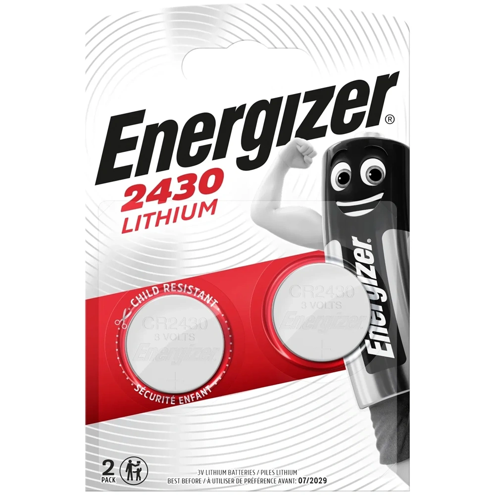 ENERGIZER GOMBELEM LÍTIUM CR2430 B2 (2DB/CSOMAG) (EGCR2430B2)