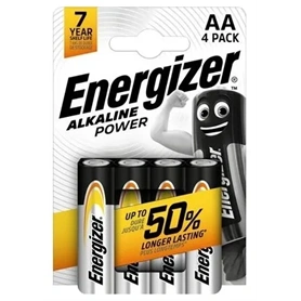 ENERGIZER POWER ALKÁLI CERUZA ELEM AA B4 (4DB/CSOMAG) (EPAA)