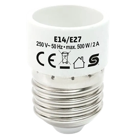 FOGLALAT ÁTALAKÍTÓ ADAPTER E14-E27