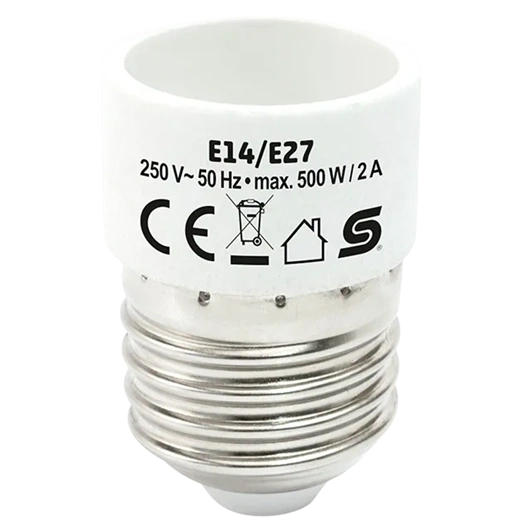 FOGLALAT ÁTALAKÍTÓ ADAPTER E14-E27