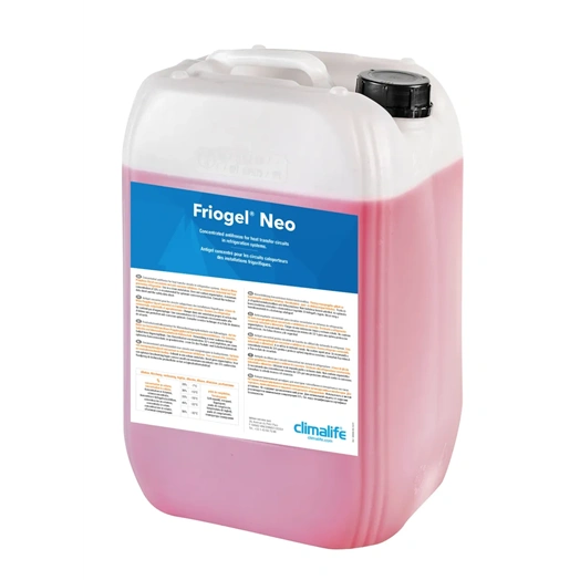 FRIOGEL® NEO FAGYÁLLÓ KONCENTRÁTUM, MONOPROPILÉN GLIKOL+SZERVES KORROZIÓGÁTLÓK 20 L ÉLELMISZERIPARI!
