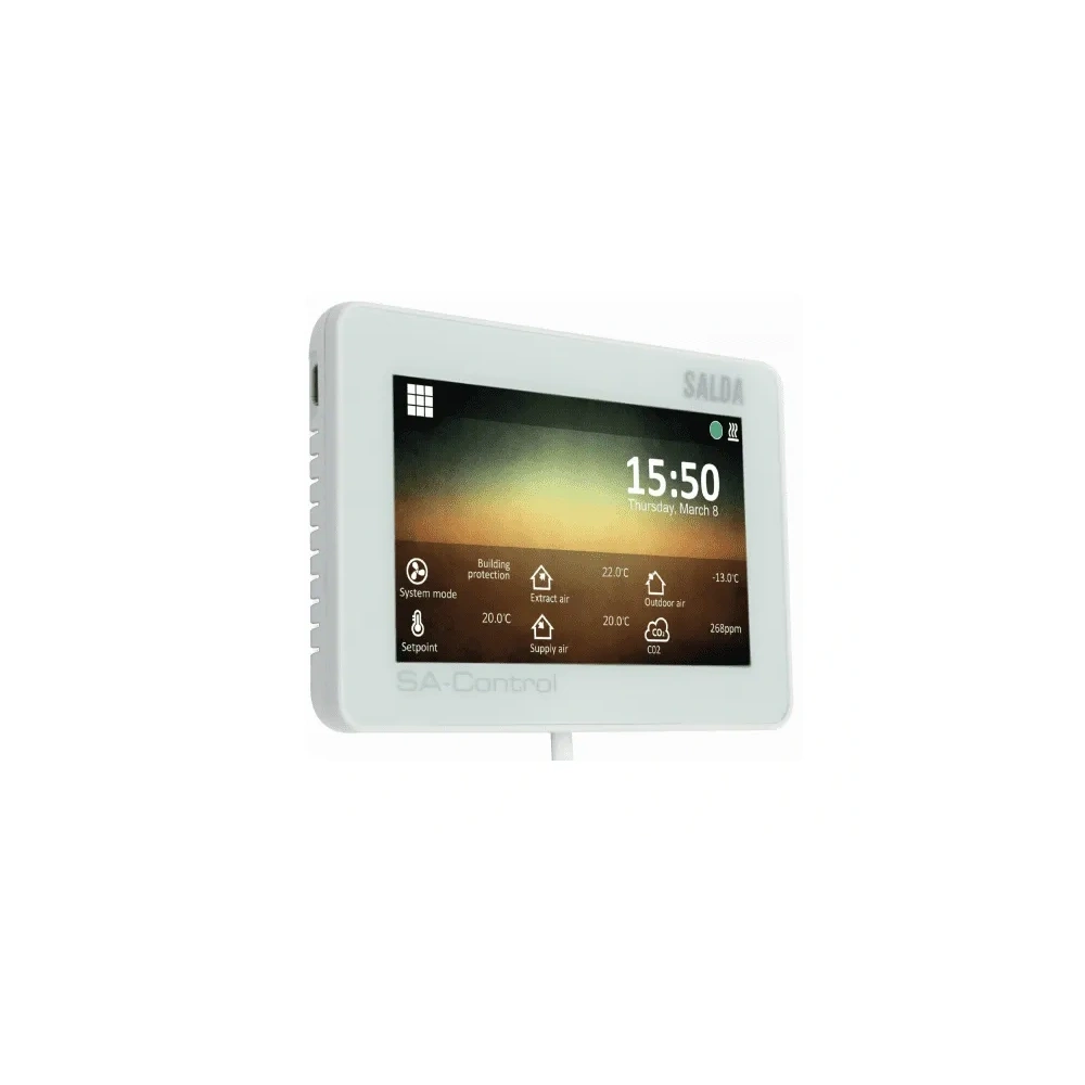HRS SA-CONTROL LCD KIJELZŐS, ÉRINTŐGOMBOS TÁVVEZÉRLŐ HRS LÉGKEZELŐKHÖZ