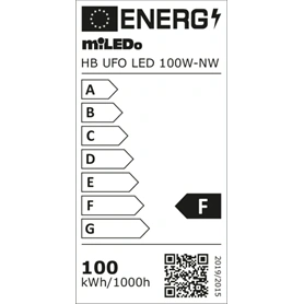 KANLUX MILEDO CSARNOKVILÁGÍTÓ LED LÁMPATEST HB UFO LED 100W-NW 4000K 10000LM IP65 (31405)