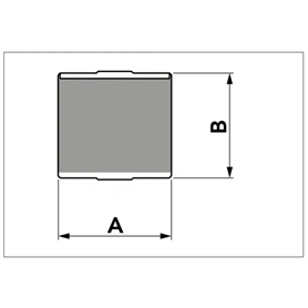 KLÍMA KÜLTÉRI REZGÉSCSILLAPÍTÓ GUMIBAK - TECNOSYSTEMI S1 -  50 KG ÖSSZTEHERBÍRÁS 4 DB/CSOMAG (11100067)