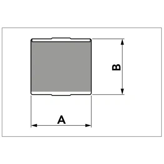 KLÍMA KÜLTÉRI REZGÉSCSILLAPÍTÓ GUMIBAK - TECNOSYSTEMI S1 -  50 KG ÖSSZTEHERBÍRÁS 4 DB/CSOMAG (11100067)