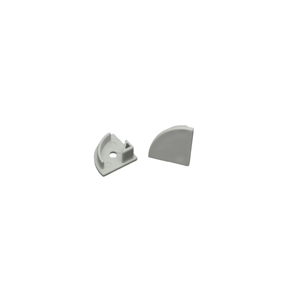 LED ALUMÍNIUM PROFIL SÍN SAROK VÉGZÁRÓ A 41012A1 / 41012A2 LED PROFILHOZ
