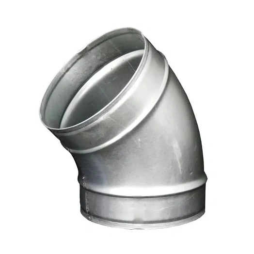 LÉGTECHNIKAI KÖNYÖKIDOM 45° FÉM 150MM
