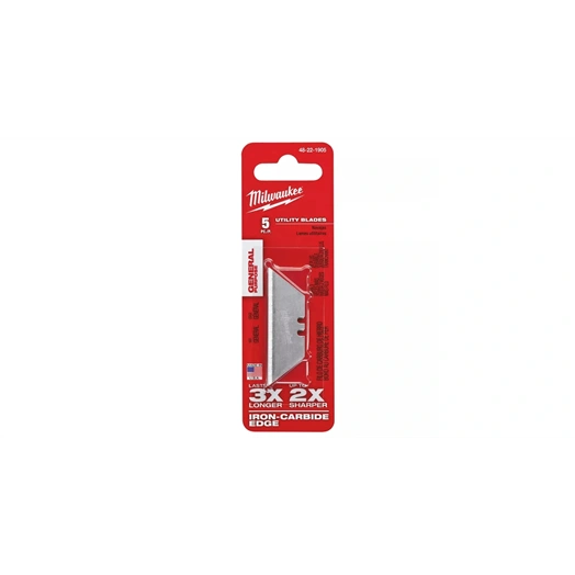 MILWAUKEE UNIVERZÁLIS KÉS PENGE 62X19 MM "TRAPÉZ" (5 DB/CSOMAG) 48221905