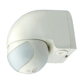 MOZGÁSÉRZÉKELŐ OLDALFALI BILLENTHETŐ-FORGATHATÓ FEHÉR 180° 1200W ST12 (199003)