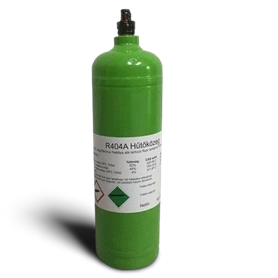 REGENERÁLT R404A HŰTŐKÖZEG ÚJRATÖLTHETŐ PALACKBAN 1L (0,79 KG/PALACK) GWP 3922