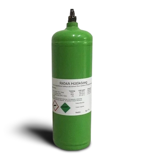 REGENERÁLT R404A HŰTŐKÖZEG ÚJRATÖLTHETŐ PALACKBAN 2,2L (1,7 KG/PALACK) GWP 3922