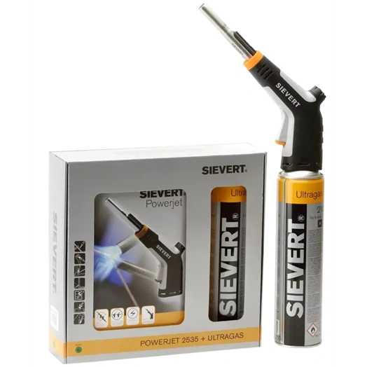 SIEVERT POWERJET 2535 ÉGŐFEJ + 1DB SIEVERT ULTRAGAS 2205 (MAPP) GÁZ (2535-12)