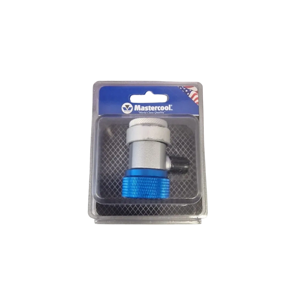 SZERVÍZCSATLAKOZÓ R134A KÉK 1/4" - 13mm KÜLSŐ MENET