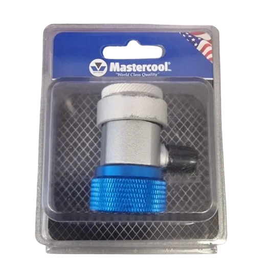 SZERVÍZCSATLAKOZÓ R134A KÉK 1/4" - 13mm KÜLSŐ MENET