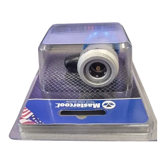 SZERVÍZCSATLAKOZÓ R134A KÉK 1/4" - 13mm KÜLSŐ MENET