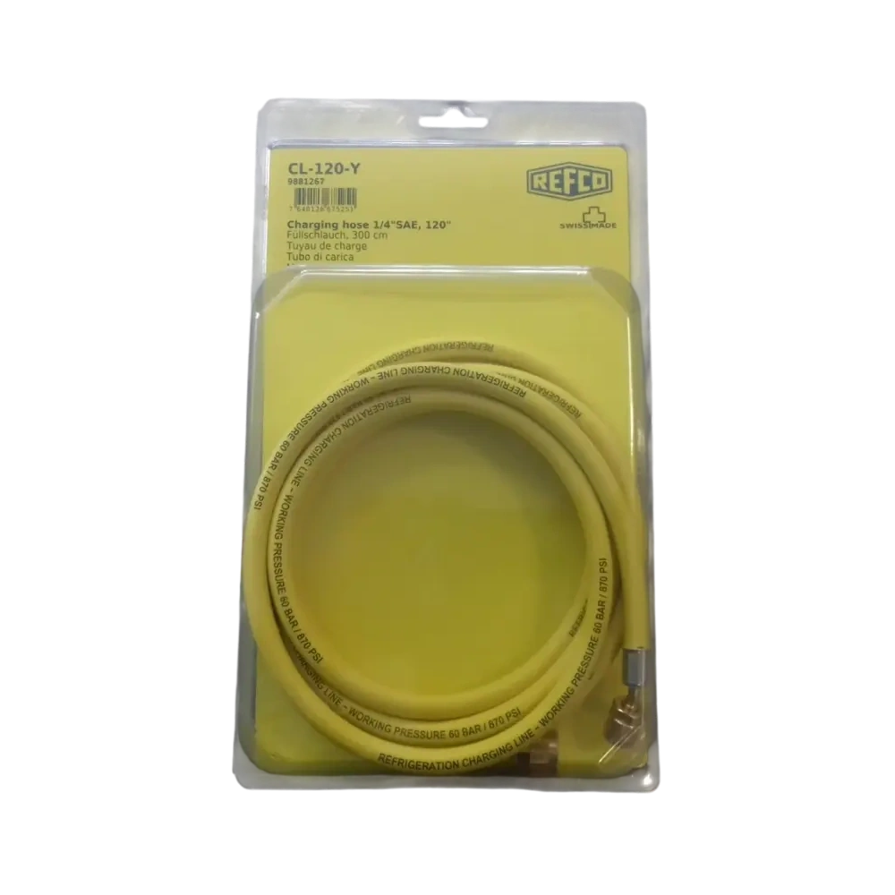 SZERVÍZTÖMLŐ REFCO CL-144-Y 365 CM 1/4* SAE (SÁRGA) 9881266