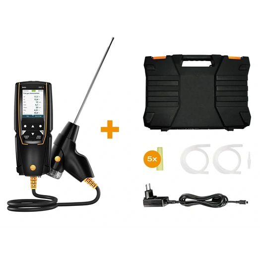 TESTO 310 II FÜSTGÁZELEMZŐ SZETT (0563 3104)
