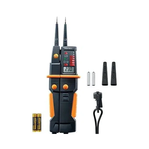 TESTO 750-3 KÉTPÓLUSÚ FESZÜLTSÉGMÉRŐ (0590 7503)
