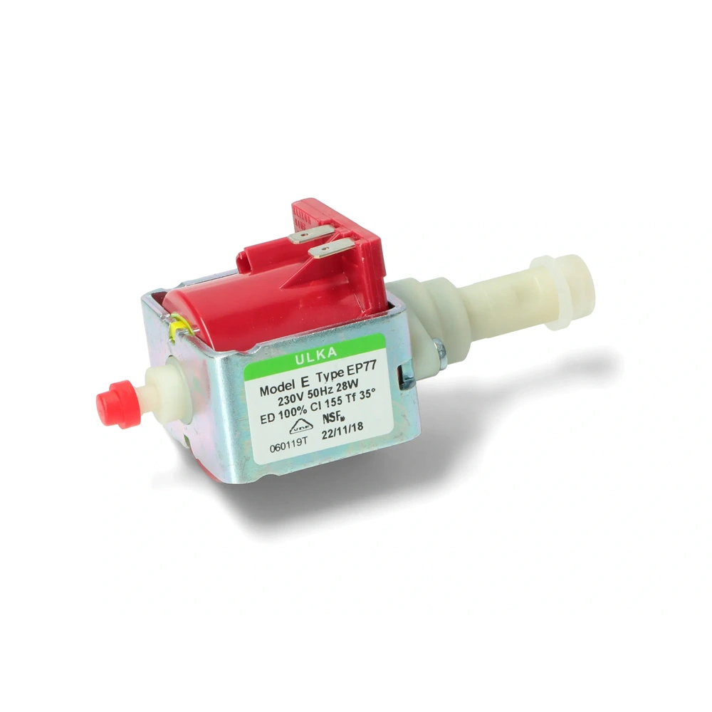 ULKA MEMBRÁN SZIVATTYÚ 28 W 230 V EP77 (MŰANYAG VÉGŰ) (KÁVÉGÉP / REZGŐ / VÍZPUMPA / MAGASNYOMÁSÚ / MÁGNESES) (CFM001UN)
