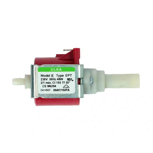 ULKA MEMBRÁN SZIVATTYÚ 48 W 230 V EP7 (MŰANYAG VÉGŰ) (KÁVÉGÉP / REZGŐ / VÍZPUMPA / MAGASNYOMÁSÚ / MÁGNESES) (CFM000UN)