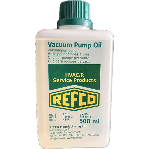 VÁKUUMSZIVATTYÚ OLAJ REFCO DV-05 500 ML 9881844