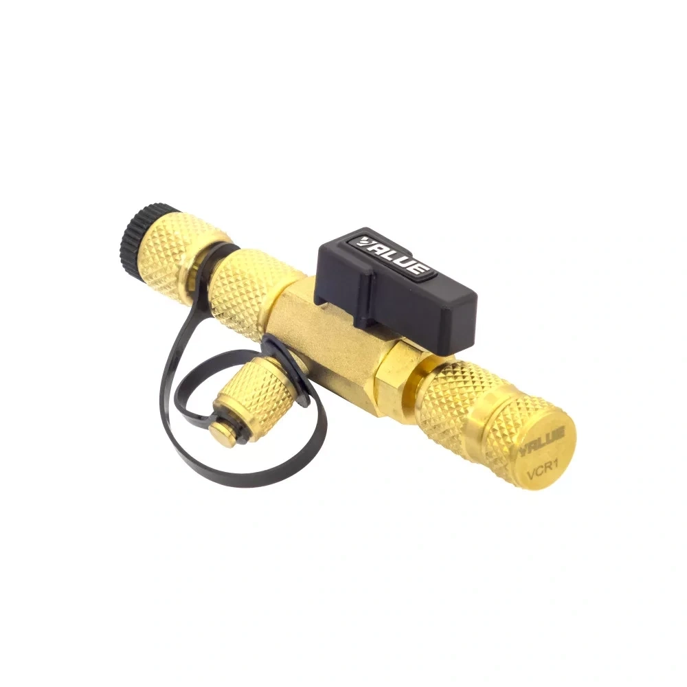 VALUE TŰSZELEP KISZEDŐ CSAP 1/4" és 5/16" R410A VCR 1