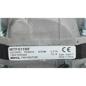 VENTILÁTOR MOTOR (GOLYÓ) 5 W SKL (RÖVID TENGELYES) (MTF511RF)