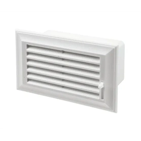 VENTS LÉGCSATORNA VÉGZÁRÓ SZELLŐZŐRÁCS 65X204 MM ÁLLÍTHATÓ MŰANYAG 872