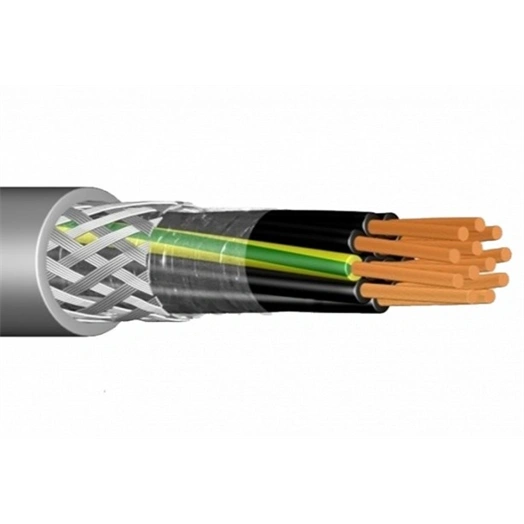 YSLCY-OZ 2X1MM2 ÁRNYÉKOLT KÁBEL (500M/TEKERCS)